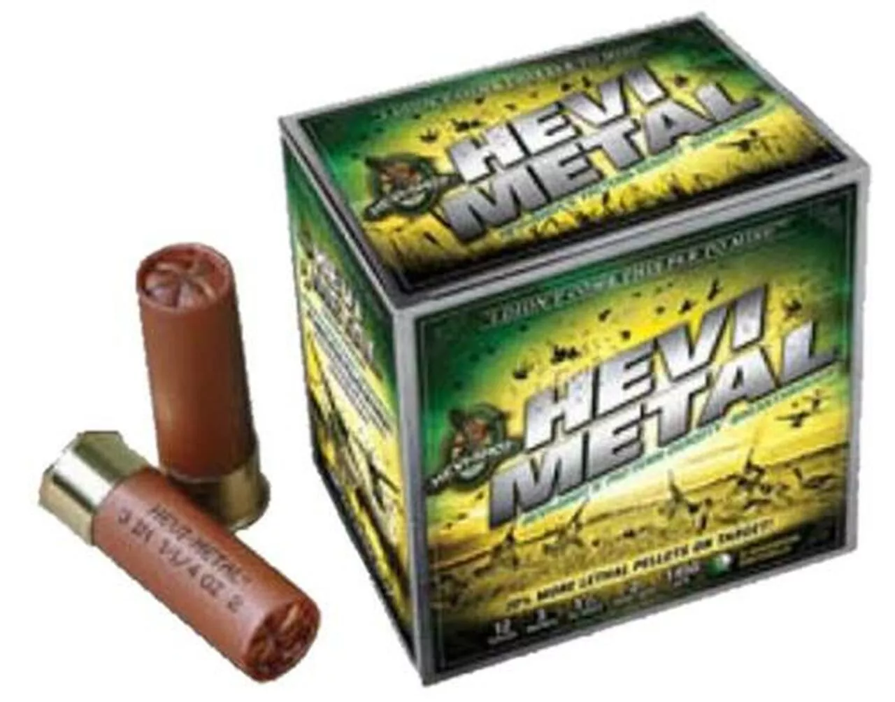 HEVI-Shot Hevi-Metal Waterfowl 12 Ga, 3.5″, 1-1/2oz, 3 Shot, 25rd/Box
