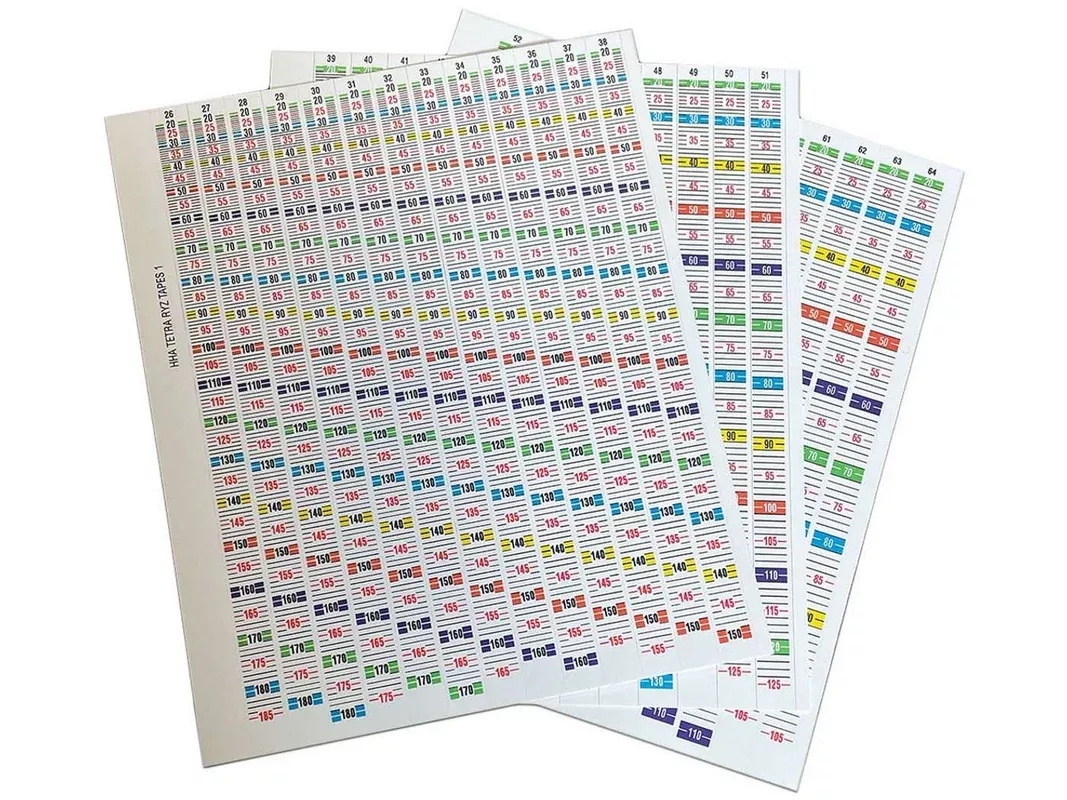HHA Replacement Sight Tapes for Tetra RYZ Models, White, Ambidextrous