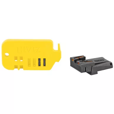 Hi-Viz GLAD211 Adjustable Rear Sight Green Fits Most Glock Models