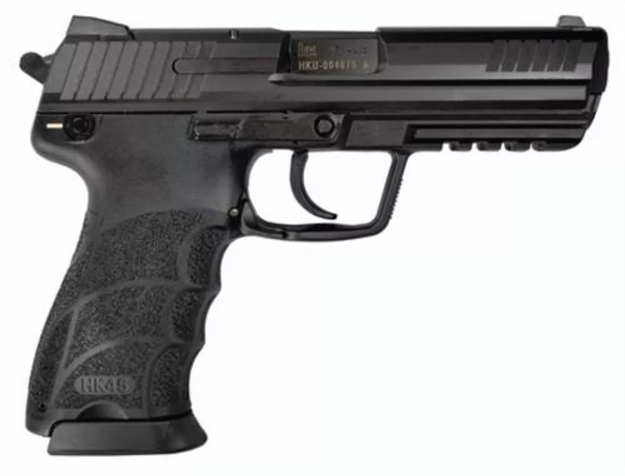 HK HK45 (V1) DA/SA, safety/decocking lever on left, two 10rd magazines