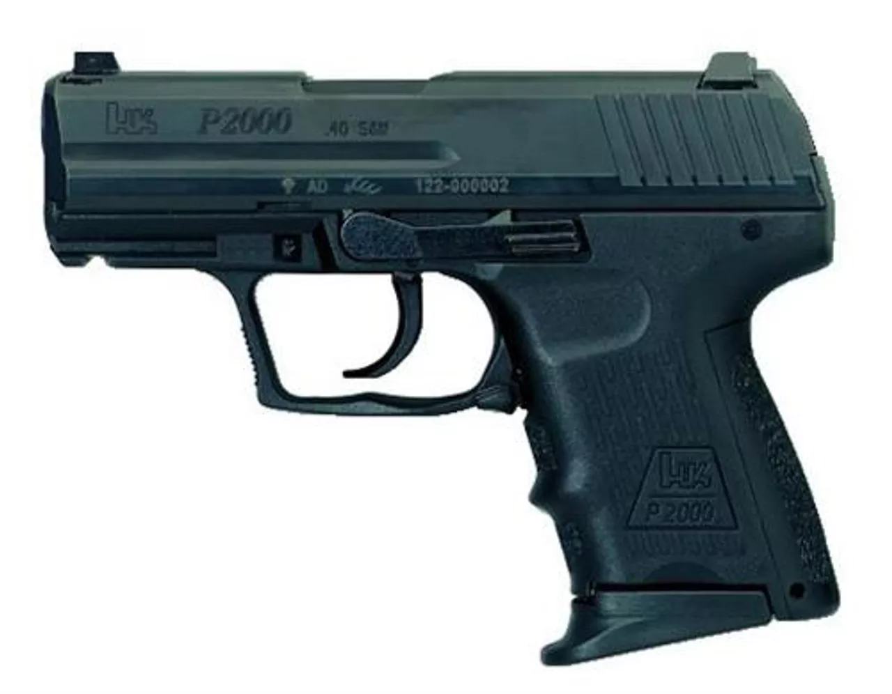 HK P2000 SK (V3) DA/SA, rear decocking button, two 9rd magazines