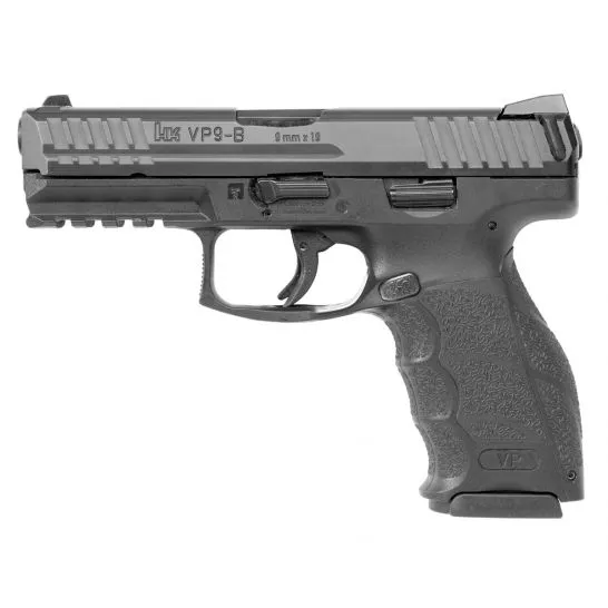 HK VP9-B 9mm Pistol With Push Button Magazine Release, Black – 81000732