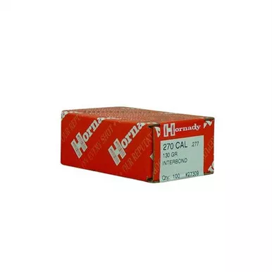 Hornady 270 Caliber 277 130 Grain Brass Box of 100
