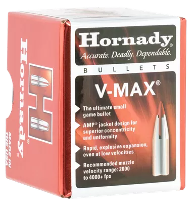 Hornady Bullets .17 Cal .172" 20gr V-MAX 100/Box