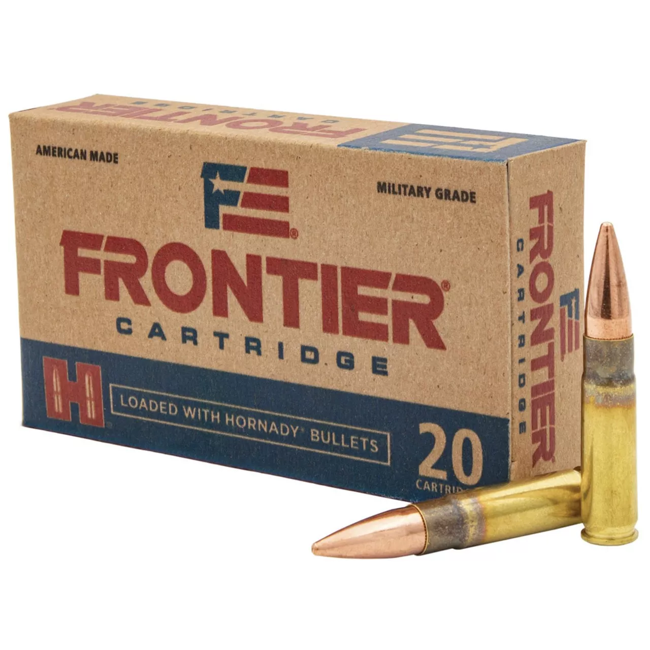 Hornady Frontier .300 AAC Blackout Ammunition 125 Grain FMJ 20 Rounds
