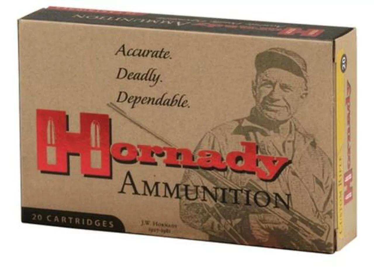 Hornady InterLock 308 Win-7.62mm 165gr, Boat Tail, Soft Point, 20rd Box