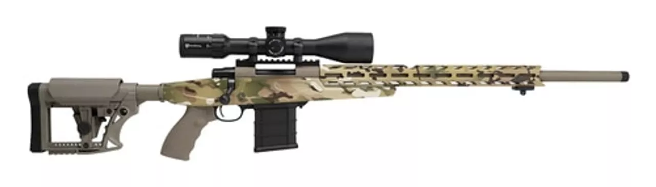 Howa APC .308 Win *Rifle Only*, 24″ #6 Threaded Barrel, Mag Kit, Hogue Grip, LUTH-AR MBA-4 Stock, Flat Dark Earth/Multicam, 10rd