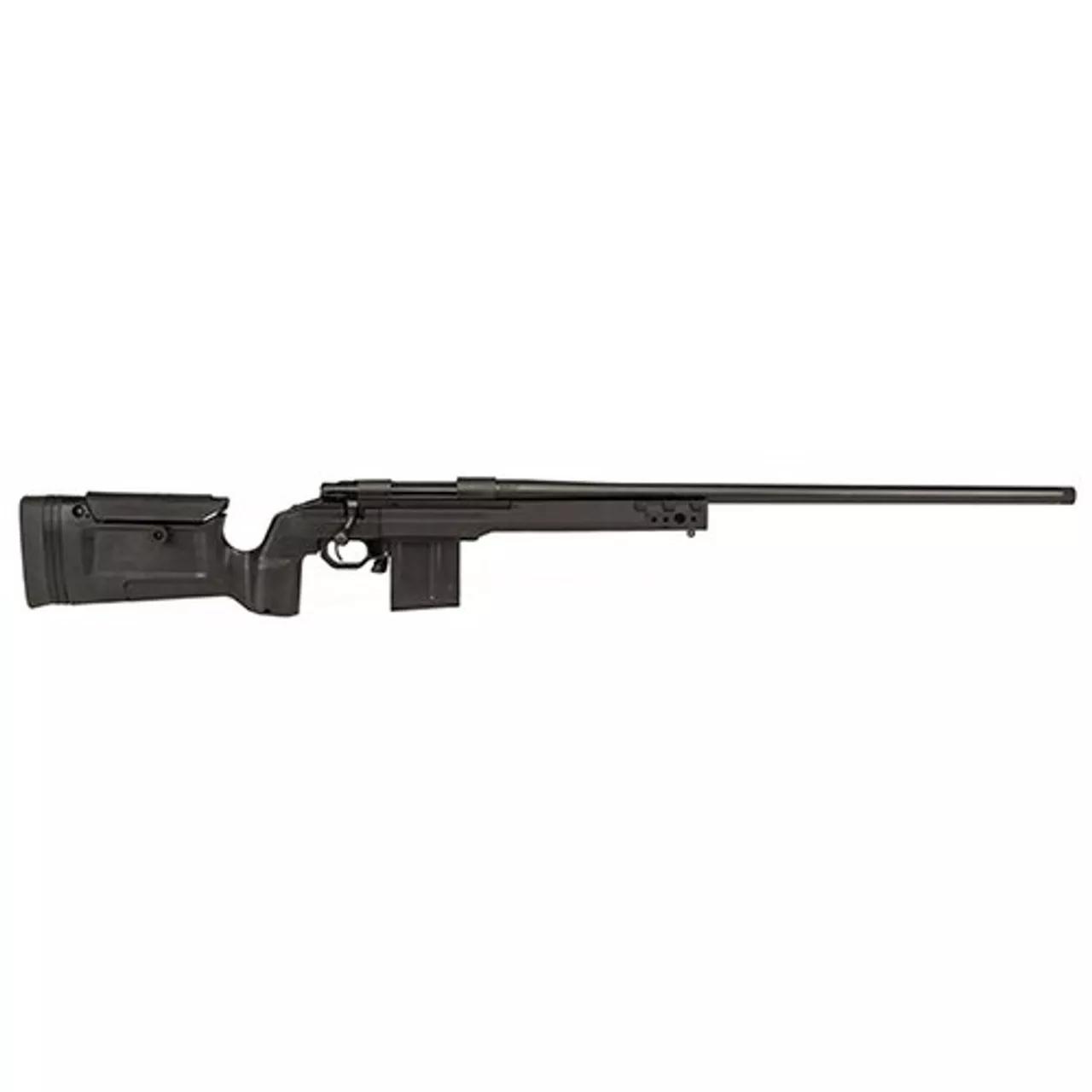 Howa Bravo Rifle 6mm Creedmoor, KRG Bravo Chassis, AICS MAG 26 #6 Threaded 5/8″X24 1-7.5″, Black, 10rd