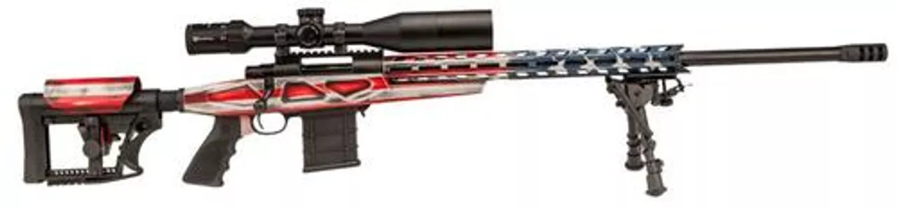 Howa HCR Bolt 6.5 Creedmoor 24″ Barrel LUTH-AR MBA-4/Aluminum Chassis, 4-16 Scope
