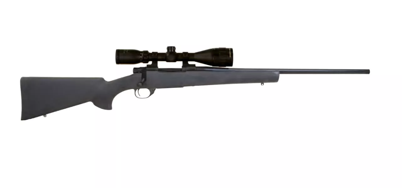 Howa Hogue Gamepro 2 7mm Rem Mag, 24″ Threaded Barrel, Black Hogue Pillar-Bedded Overmold Stock, Blued, 3rd