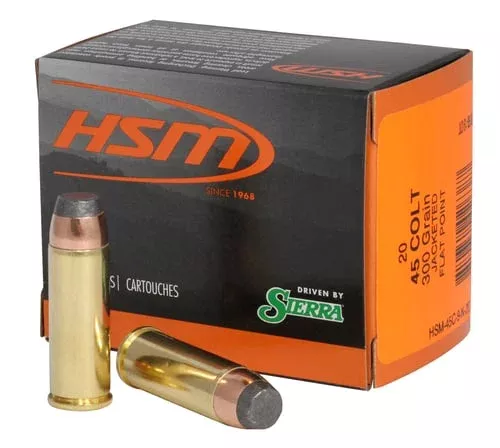 HSM 45C9N20 Pro Pistol45 Colt 300 gr Jacketed Soft Point 20 Per Box/ 20 Case