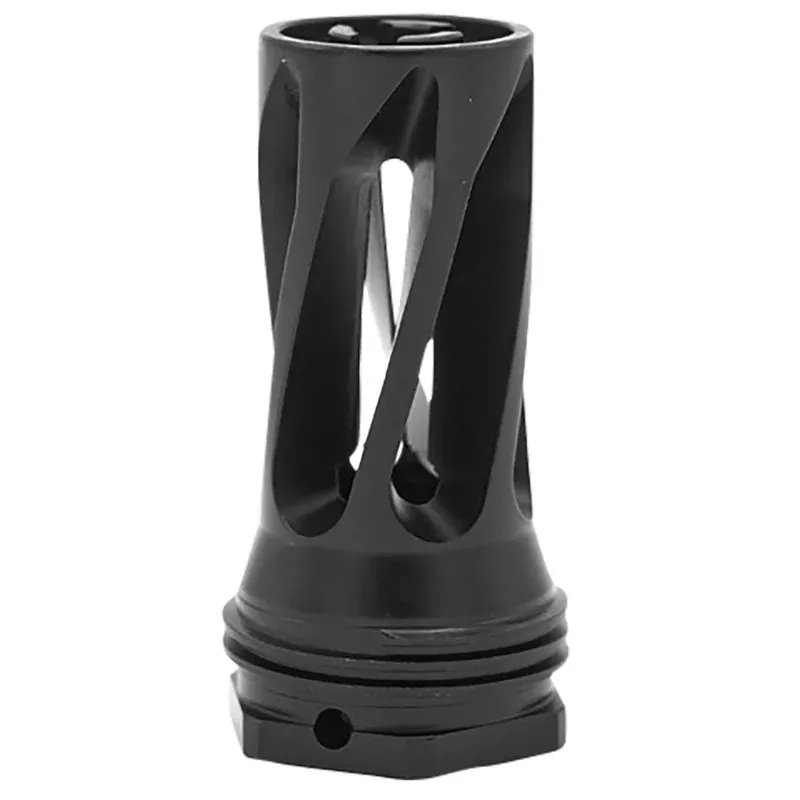 Huxwrx Flash Hider-QD, 5/8″x24 Black For 6mm Rifle – 3098