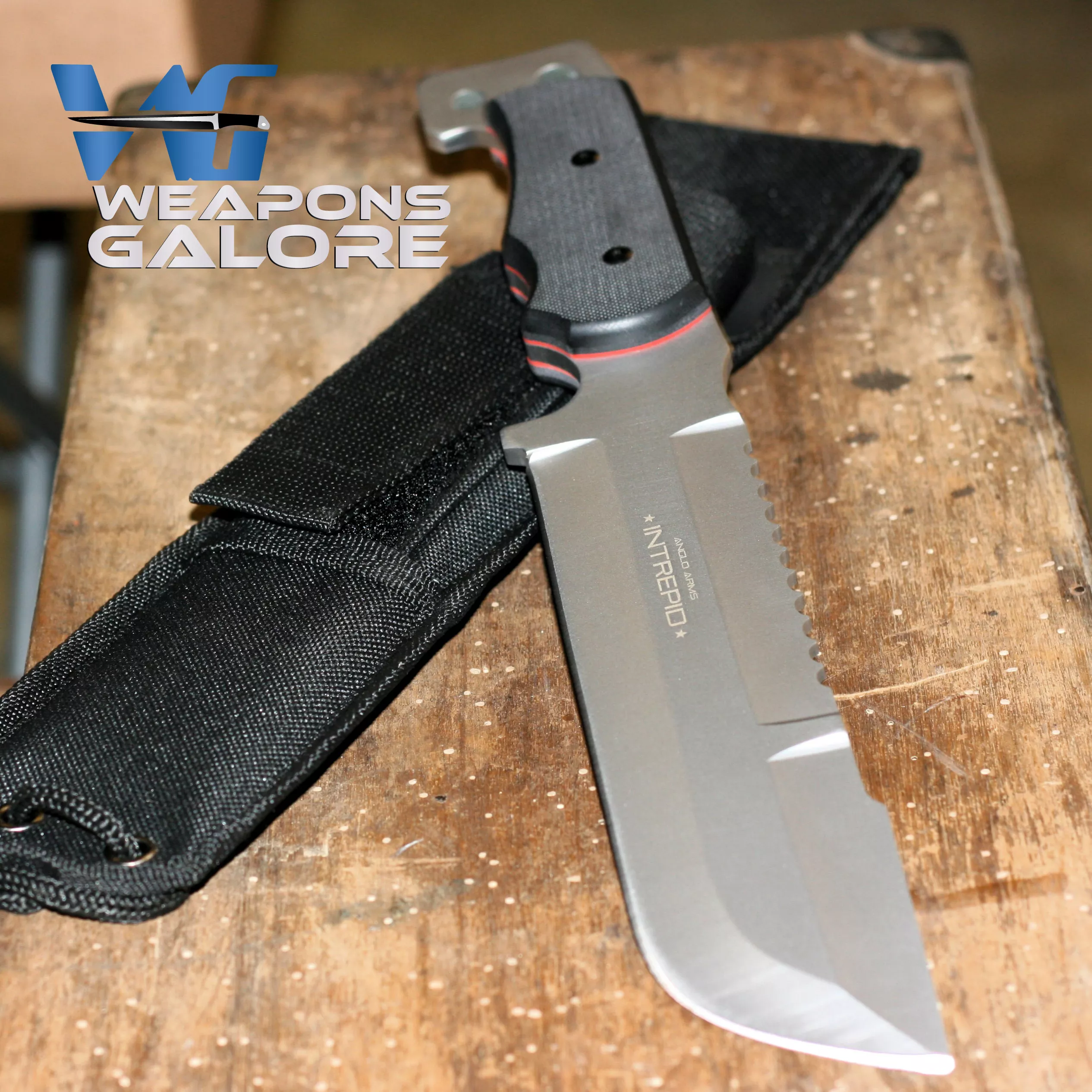 ‘The Intrepid’ Heavy Duty Hunting Knife – Weapons Galore