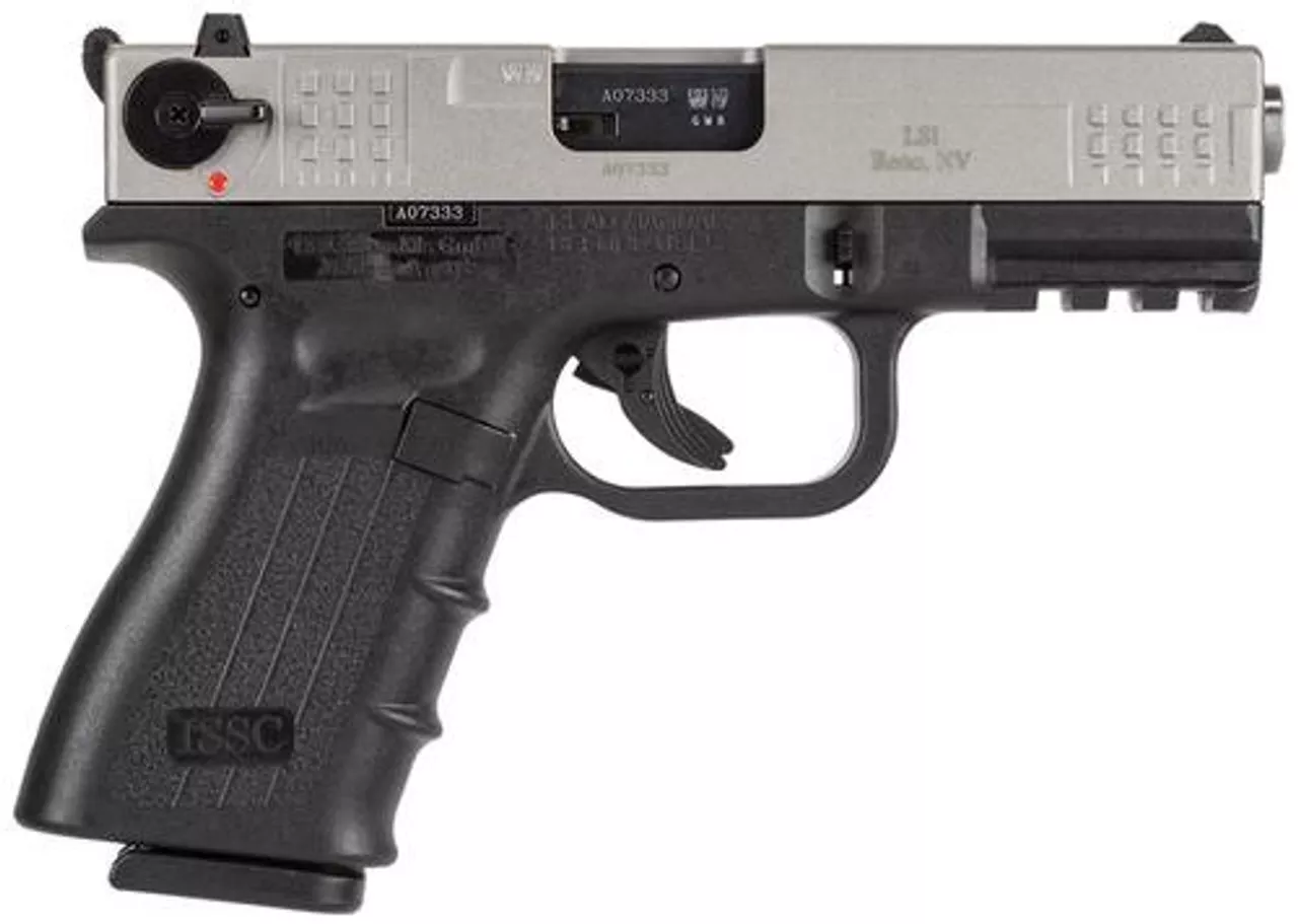 ISSC M22 Standard 22LR 4″ Barrel, Black Poly Frame/Brushed Chrome Slide, 10rd