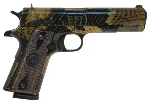 IVER JOHNSON 1911A1 BOA .45ACP 5″ FS 8RD SNAKESKIN