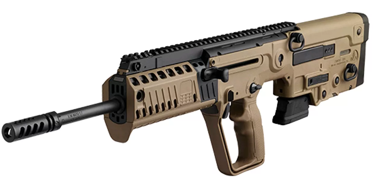 IWI Tavor X95 *CA Complaint* 223/5.56mm, 18.5″ Barel, Polymer Bullpup, Flat Dark Earth, 10rd