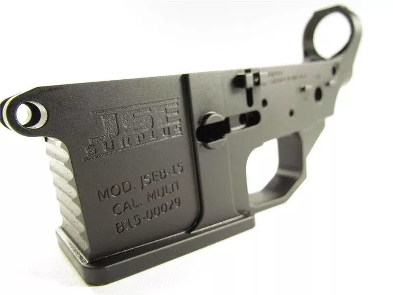 JSE AR15 Stripped Billet Lower (Non Ambi)