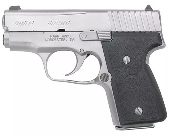 Kahr MK9 9mm Pistol, Night Sights, Matte Stainless Finish