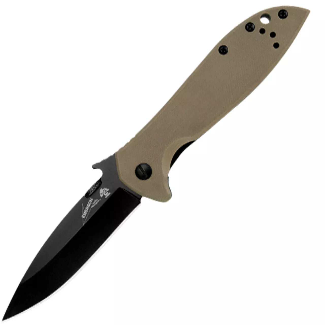 Kershaw CQC-4K 3.25″ Folding Tan Drop Point G10 front
