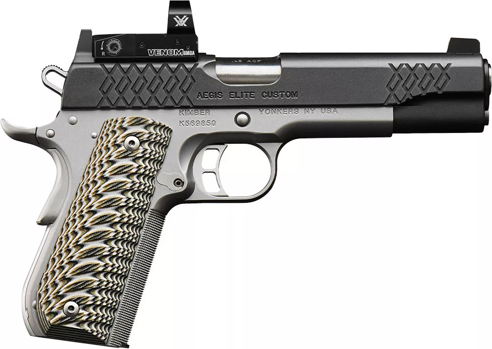Kimber 1911 Aegis Elite Custom 9mm Pistol with Vortex Venom Red Dot (2018)