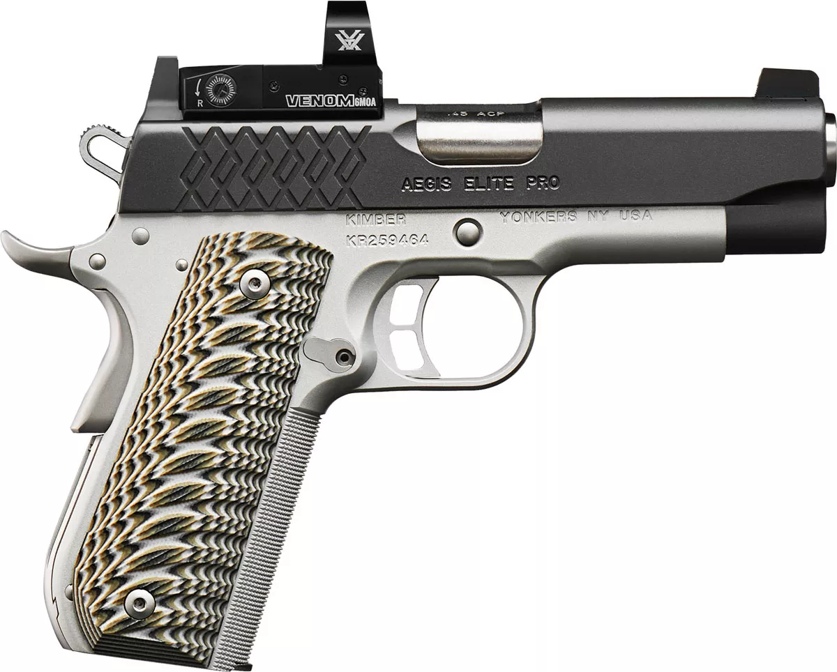 Kimber 1911 Aegis Elite Pro 9mm Pistol with Vortex Venom Red Dot (2018)