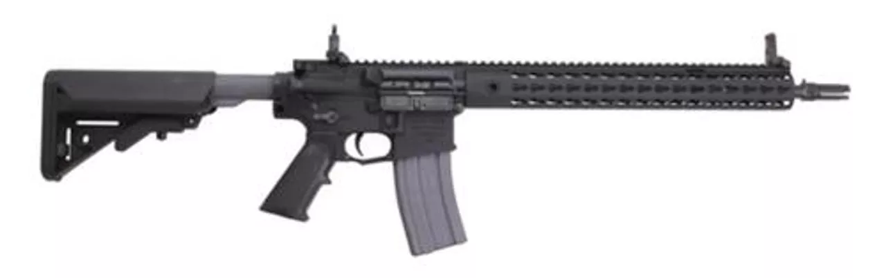 Knights Armament SR-15 E3 IWS MOD 2 rifle with 16″ match grade alloy steel 1:7 twist