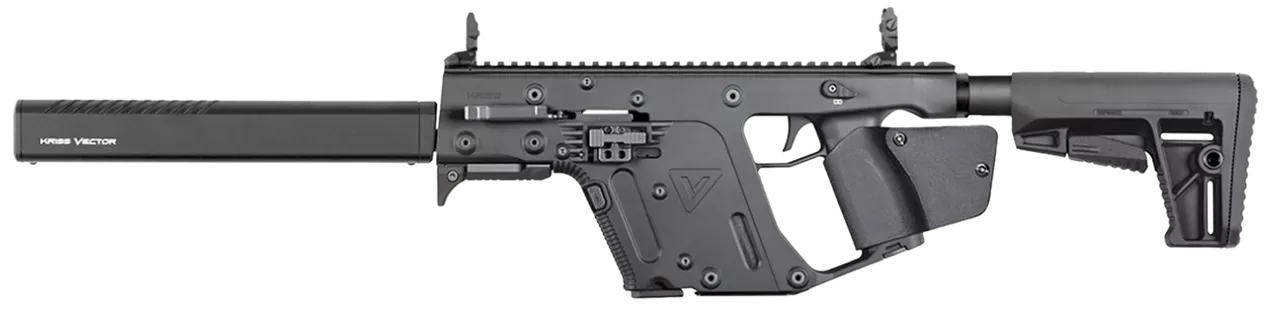 Kriss Vector Gen II CRB, 45 ACP, 16″ Barrel, 10rd, Fixed Stock, Black, CA Compliant