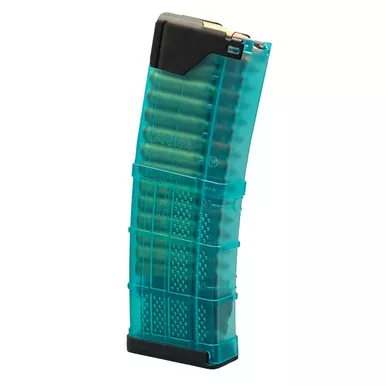 Lancer Systems L5 AWM Advanced Warfighter Magazine AR-15 223 Remington, 5.56x45mm 30-Round Polymer Translucent Robin Egg Blue