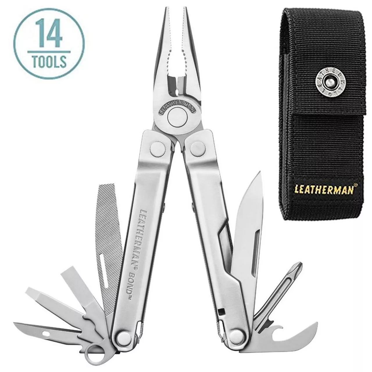 Leatherman Full-Size Multi-Tool, SS, Black #832934