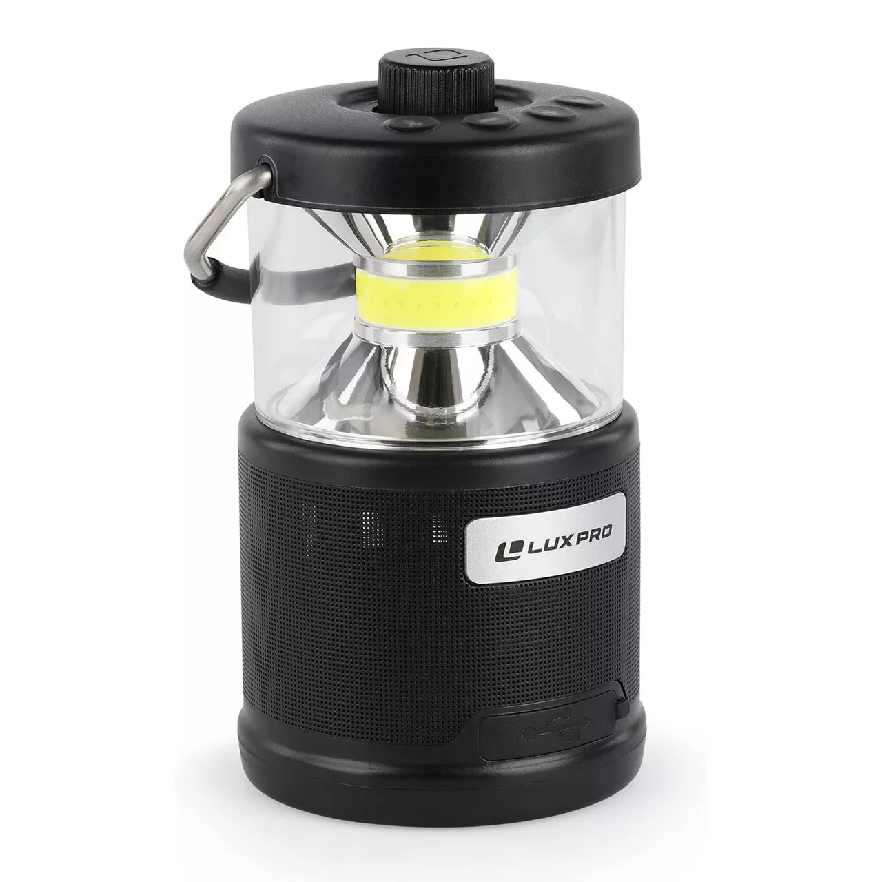 LUXPRO 572 Lumen Rechargeable Bluetooth Speaker Lantern