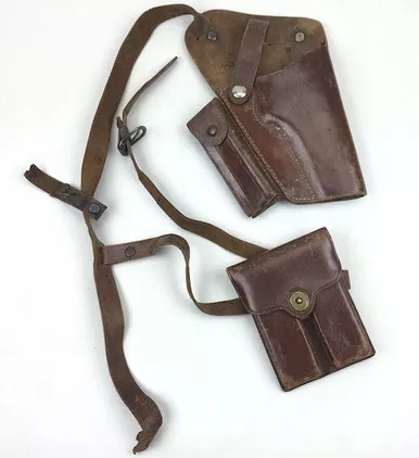 M1911 Leather Shoulder Holster & Magazine Pouch