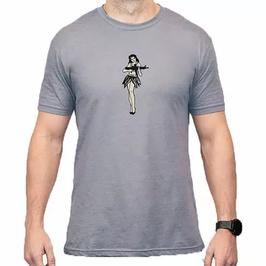 Magpul Hula Girl T-Shirt Stone Gray Heather 2X-Large