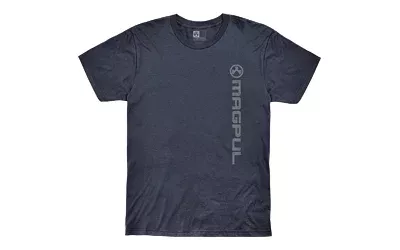 Magpul MAG1113-410-XL Vertical Logo Navy Short Sleeve XL