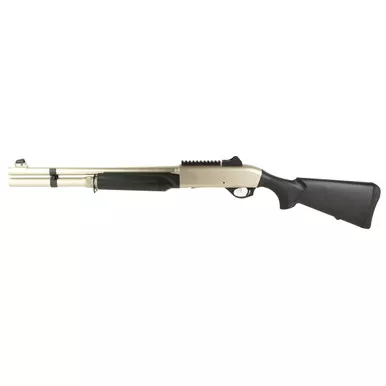 Military Arms Corporation MAC 2 Tactical Semi Automatic 12 Gauge Shotgun 18.5" Barrel Electroless Nickel Marine Finish