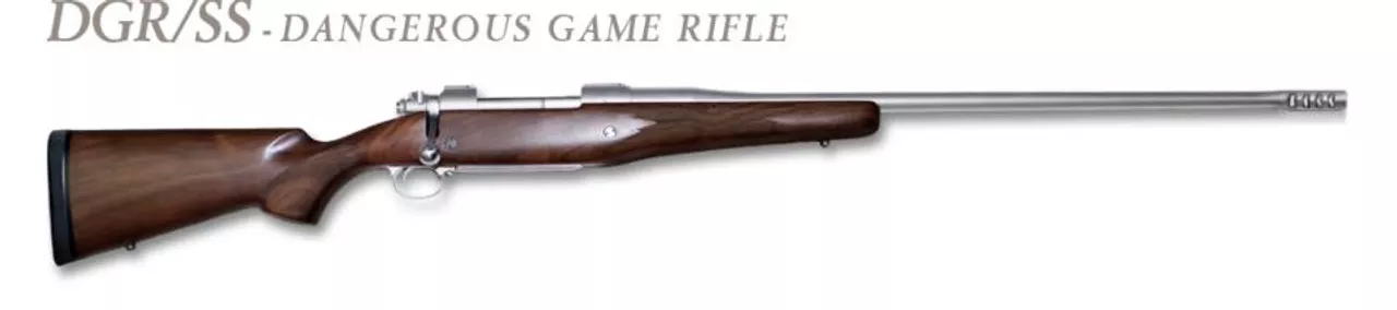 Montana Rifle Co. Dangerous Game 460 Wby Mag, Walnut, Blued, Right Hand