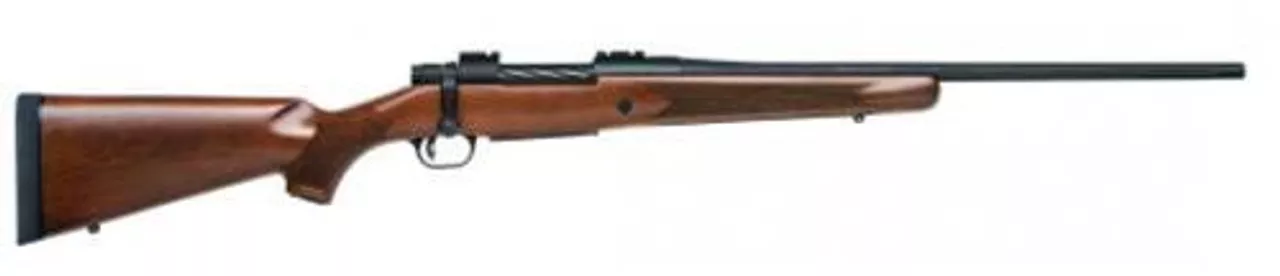 Mossberg Patriot Bolt 308 Win/7.62 NATO 22″ Barrel, Walnut Stock Blued, 5rd