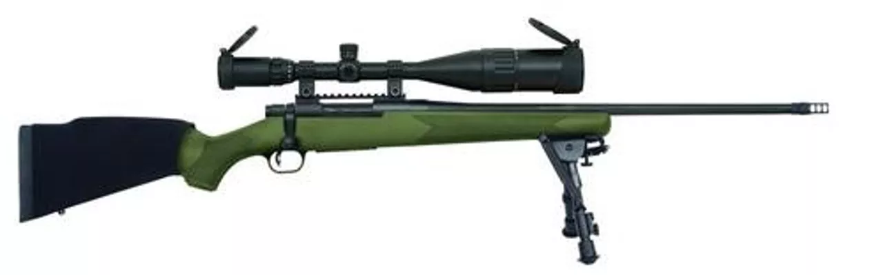 Mossberg Patriot Night Train Rifle OD Green / Matte Blued .308 Win, 22″, 5rd