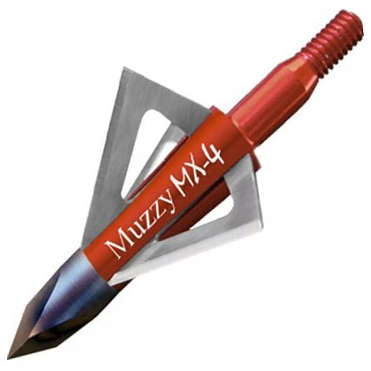 Muzzy MX4 Broadhead 4 Blades 100 Gr 1.13″ Diameter Trocar Tip 3 Pk 209MX43