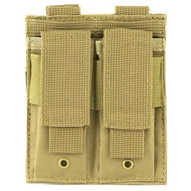 NcStar VISM Double Pistol Mag Pouch Tan