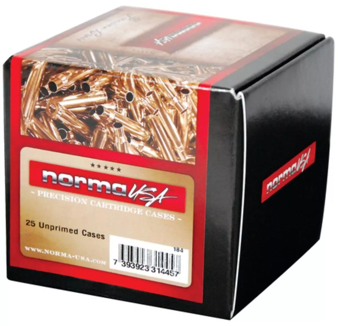Norma Ammunition Unprimed Brass Cases 7.7 JAP