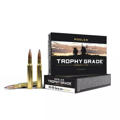 Nosler 30-06 Springfield Ammo 180 Grain Partition Box of 20
