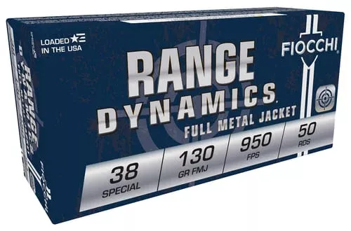 Pistol Shooting Dynamics, 38 Special, 130grain, Full Metal Jacket, 50/box
