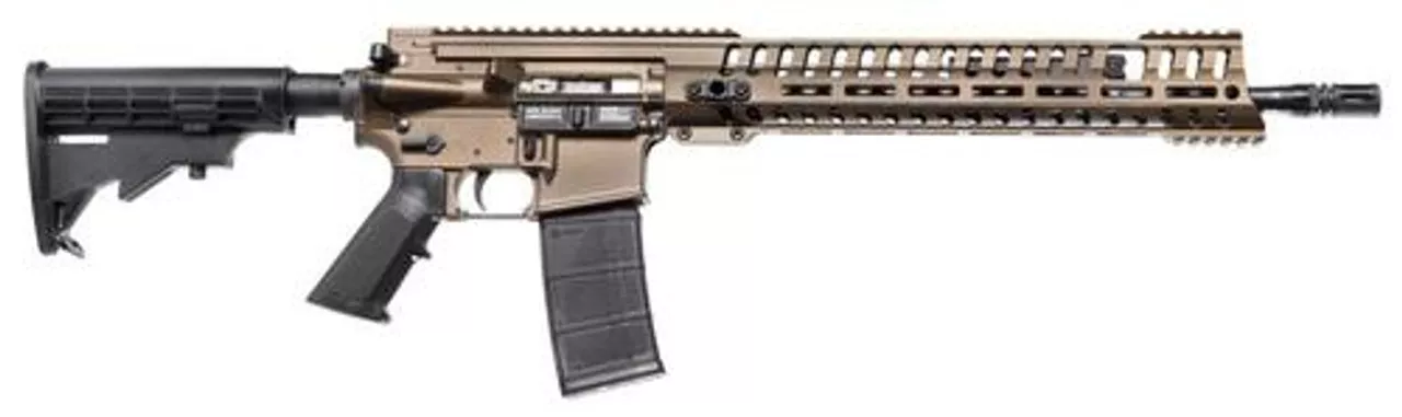 POF P415 Hybrid, .223/5.56, 16″, 30rd, Black Stock, Burnt Bronze Finish