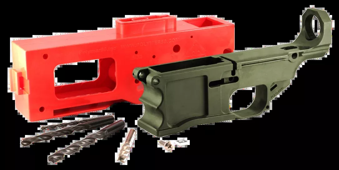Polymer80 308KITODG 80% Receiver Kit Warrhogg AR-10 308 Win,7.62 NATO OD Green
