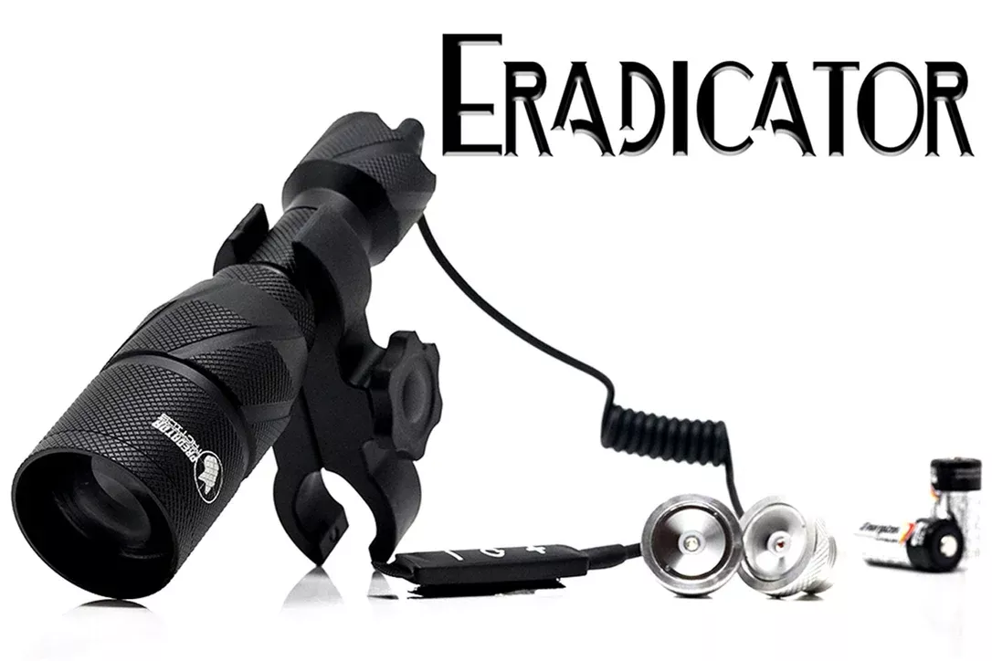 Predator Tactics 97512 Eradicator Light Kit Matte Black Red Filter 300 yds Range