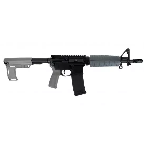 PSA 10.5″ 5.56 NATO 1/7 Nitride Classic MFT Battlelink Pistol, Gray