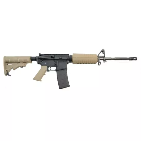 PSA PA-15 16″ M4 Phosphate 5.56 NATO 1/7 Classic Rifle, Flat Dark Earth