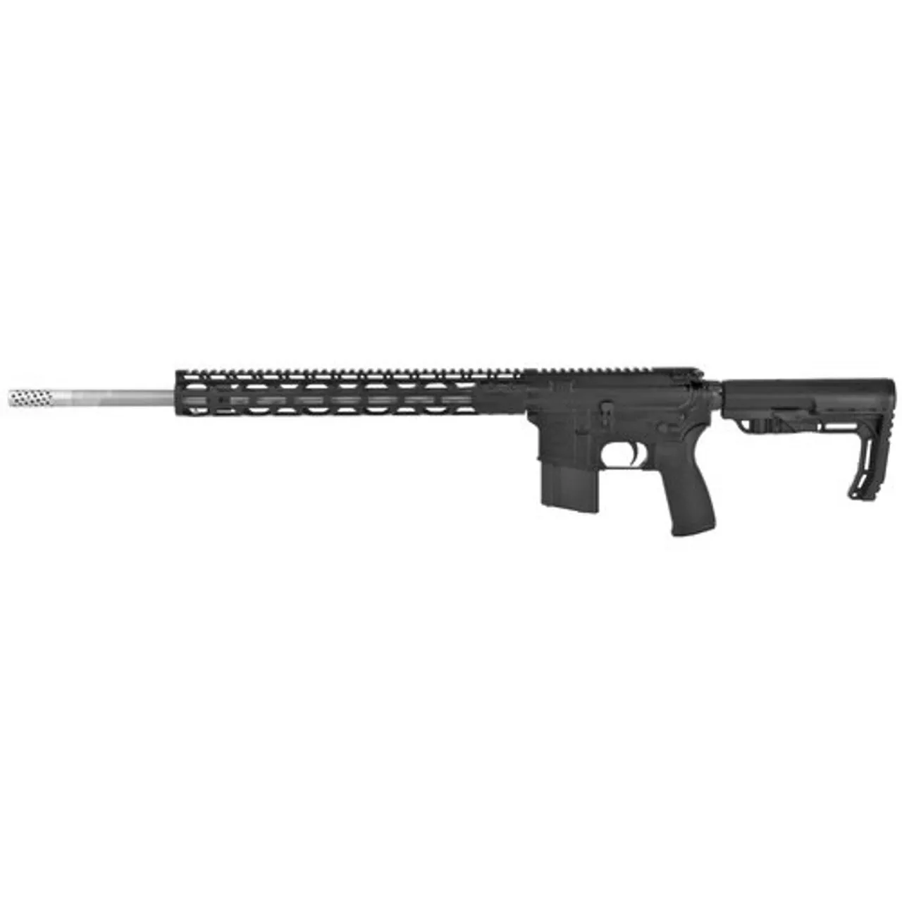 Radical AR-15 6.5 Grendel 20″ Barrel 1:9 Twist, Black MFT Stock, Pepper Pot Muzzle Brake, 15″ RPR M-LOK Handguard, 15rd Mag