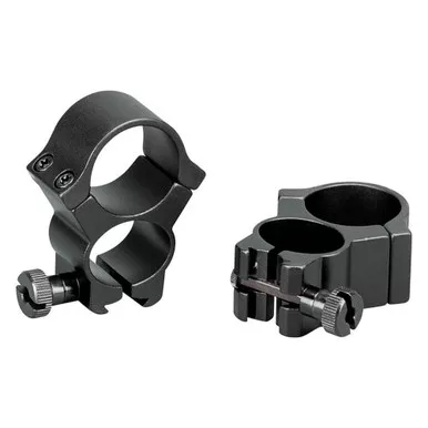 Redfield 22 See Thru 3/8" Dovetail 1" Rimfire Scope Rings Matte Black High