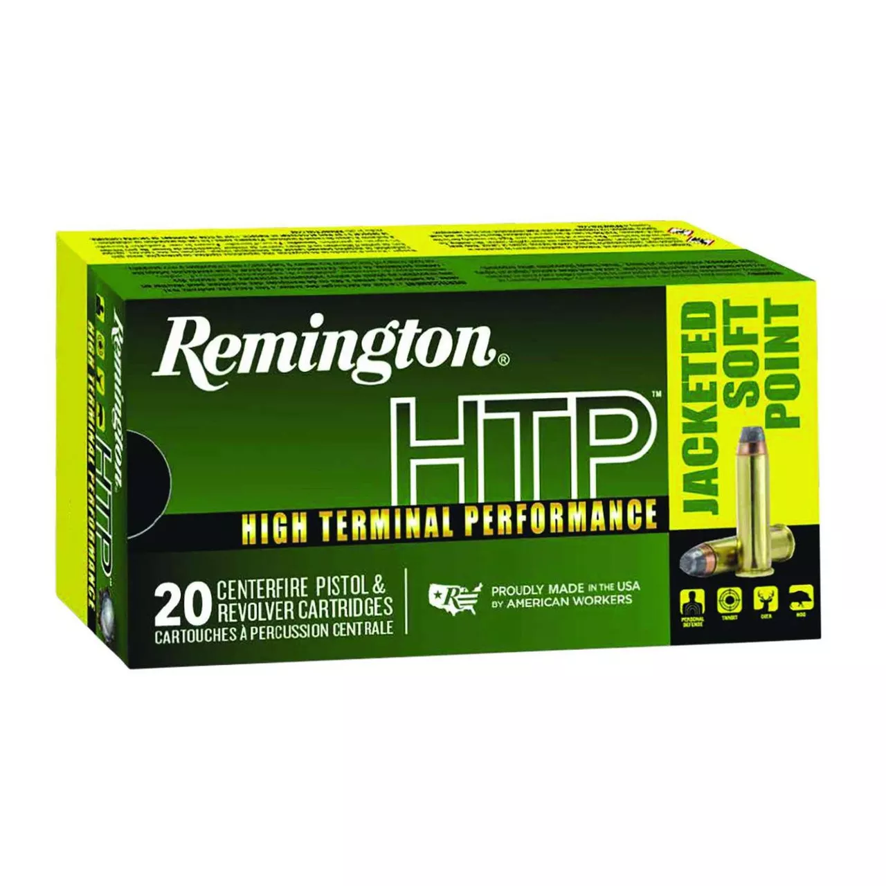 Remington 44 REM. MAG. 240 GR.JSP.HTP 20 Rounds
